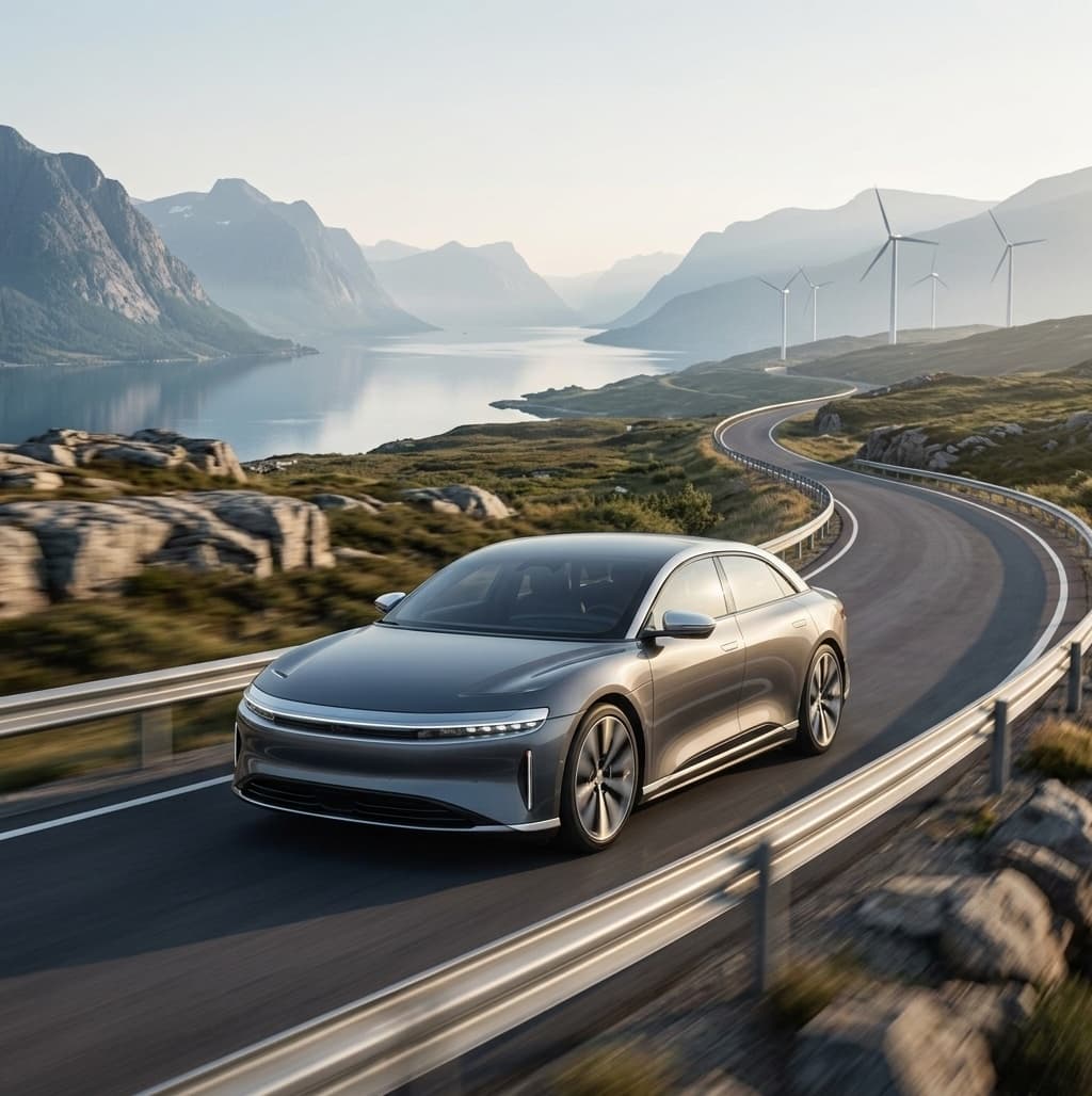 Clean energy, wind and hydro powered Nordic transport